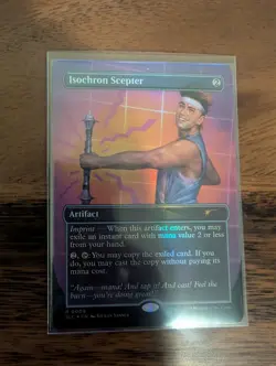 MTG Isochron Scepter FOIL Secret Lair Encyclopedia of Magic 0009 RARE - Image 1