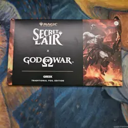 Secret Lair x God of War: Greek Foil Edition Playstation Superdrop MTG - Image 1