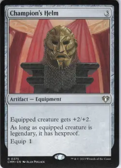 MTG Champion's Helm (375) | NM | Commander Masters {CMM} - Image 1