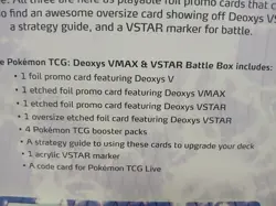 Pokemon Deoxys VMAX & VSTAR Battle Box Trading Card Game Set - Image 4