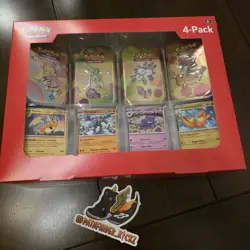 Pokemon 4 Mini Tins + 4 Promo Cards Bundle - Pack 2 Sams Cub Exclusive FAST SHIP - Image 1