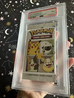 2021 Pokemon General Mills 25TH Anniversary Sealed Booster Pack PSA 9 Mint - Image 4