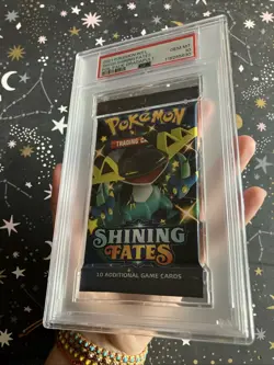 2021 Pokemon INT'L Shining Fates Foil Booster Pack Dragapult Art PSA 10 Gem Mint - Image 4