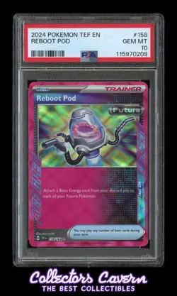 2024 Pokemon Temporal Forces #158 Reboot Pod PSA 10 (GEM MINT) - Image 1