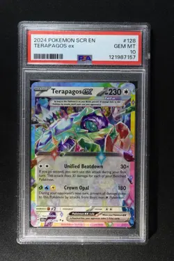 Terapagos ex 128/142 Sv07: Stellar Crown Holo - PSA 10 - Image 1