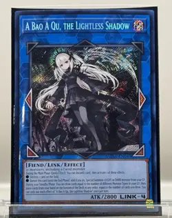 YuGiOh! A-Bao A Qu, the Lightless Shadow [SUDA-EN049] Secret Rare; 1st Edition - Image 1