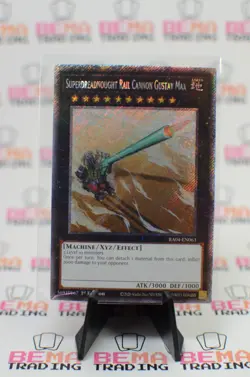 Superdreadnought Rail Cannon Gustav Max (Platinum Secret Rare) RA04-EN063... - Image 1