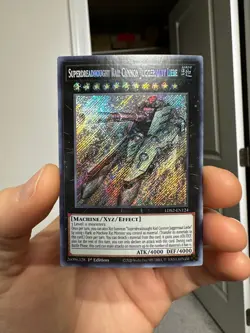 Yugioh! Superdreadnought Rail Cannon Juggernaut Liebe LDS2-EN124 Secret Rare - Image 1