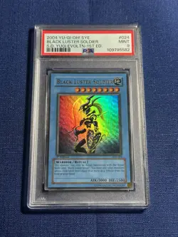 2004 YU-GI-OH! SYE STARTER DECK YUGI EVOLUTION 1ST ED BLACK LUSTER SOLDIER PSA 9 - Image 1