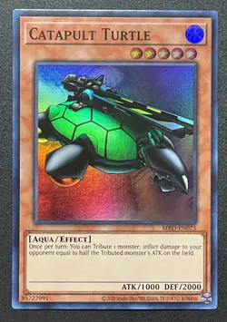 Yu-Gi-Oh TCG Metal Raiders (25th Anniversary) Catapult Turtle (Super Rare) NM - Image 1
