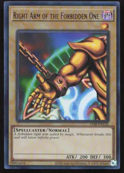 Yu-Gi-Oh #LOB-EN122 Right Arm of the Forbidden One Ultra Rare (25th Anniversary) - Image 1
