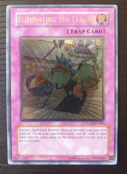 YUGIOH ELIMINATING THE LEAGUE ULTIMATE RARE STON-EN052 NM - Image 1