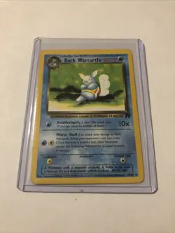 Dark Wartortle - 46/82 - Pokemon Team Rocket - Unlimited Uncommon WOTC Card HP - Image 1
