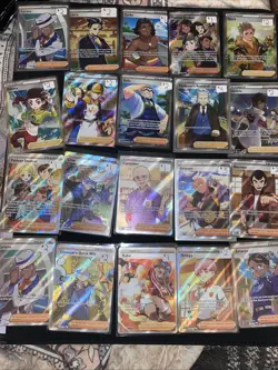 20 Pokemon Sword & Shield Scarlet & Violet Full Art Trainers Card Bundle Lot Set - Image 2