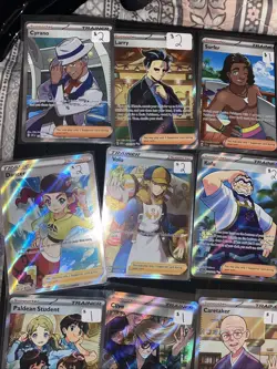 20 Pokemon Sword & Shield Scarlet & Violet Full Art Trainers Card Bundle Lot Set - Image 3