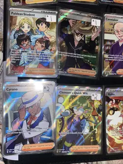 20 Pokemon Sword & Shield Scarlet & Violet Full Art Trainers Card Bundle Lot Set - Image 5
