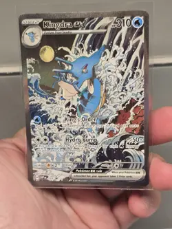 Kingdra EX 131 Pokemon TCG Scarlet & Violet Black Star Promo Holo Card NM - Image 1