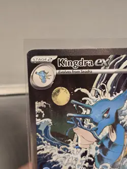 Kingdra EX 131 Pokemon TCG Scarlet & Violet Black Star Promo Holo Card NM - Image 2