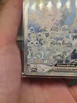 Kingdra EX 131 Pokemon TCG Scarlet & Violet Black Star Promo Holo Card NM - Image 5