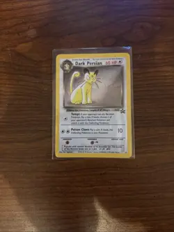 Dark Persian 17 Holo Black Star Promo WOTC Pokemon Card - Image 1