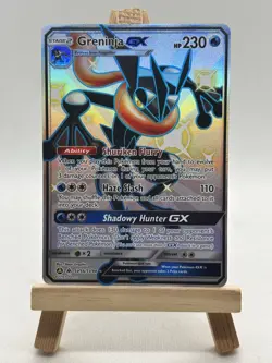 Greninja GX SV56/SV94 Hidden Fates Shiny Full Art Near Mint Pokemon Card - Image 1