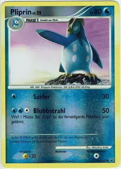 Pokemon Karte Trading Card Game Platin Nr. 59/127 Pliprin Reverse Holo deutsch - Image 1