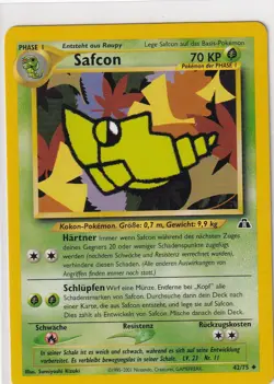 Pokemon Karte Trading Card Game Neo Revelation Nr 42/75 Safcon deutsch - Image 1