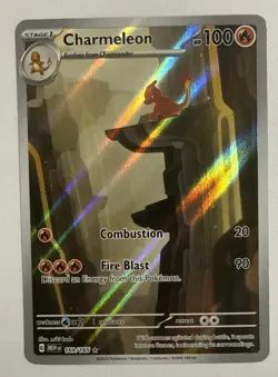 Charmeleon 169/165 Sv: Scarlet & Violet 151 Holo Pokemon TCG Card Near Mint/Mint - Image 1