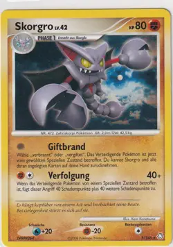 Pokemon Karte Trading Card Game Erwachte Legenden Nr. 5/146 Skorgro deutsch - Image 1