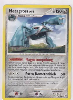 Pokemon Karte Trading Card Game Erwachte Legenden Nr. 10/146 Metagross deutsch - Image 1