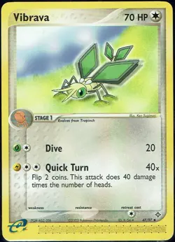 Pokemon Trading Card Game EX Drache Nr 47/97 Vibrava englisch - Image 1
