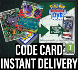 Mega Battle Deck - Mega Gengar ex - Pokemon Live Code Card - INSTANT DELIVERY - Image 1