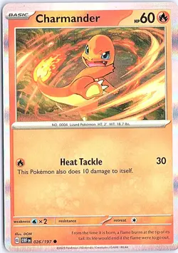 Charmander - Promo Miscellaneous Cards & Products 026/197 NM Pokemon - Image 1