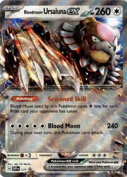 Bloodmoon Ursaluna ex Promo SV: Scarlet & Violet Promo Cards 177 NM - Image 1