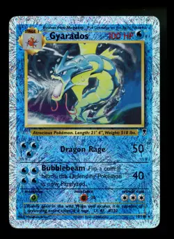 Gyarados 12/110 Legendary Collection 2002 Reverse Holo Pokemon Card TCG - Image 1