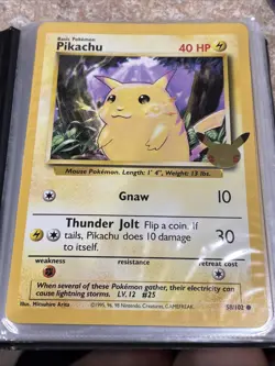 Pokemon TCG Jumbo Card Binder With 41 Jumbo Cards Celebrations Edition - Image 2