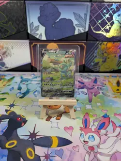 Pokemon TCG Golurk V Alternate Full Art SWSH07 Evolving Skies Holo Card - Image 1
