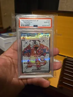 PSA 10 Charizard ex 215/197 Obsidian Flames Holo Pokemon Card - Image 1