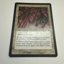 Wall of Nets Exodus MP 24/143 White Rare MAGIC THE GATHERING MTG - Image 1