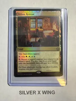 Urban Retreat (Foil) x1, MTG, Marvel's Spider-Man, Magic the Gathering, SPM, NM - Image 1