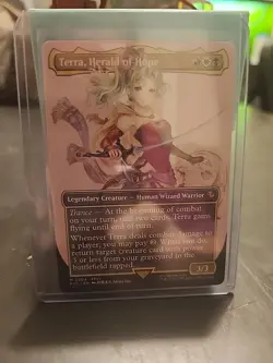 MTG Final Fantasy English Terra, Herald of Hope Borderless 0204 Non-Foil - Image 1