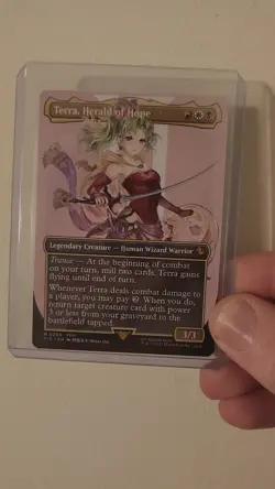 MTG Final Fantasy English Terra, Herald of Hope Borderless 0204 Non-Foil - Image 2