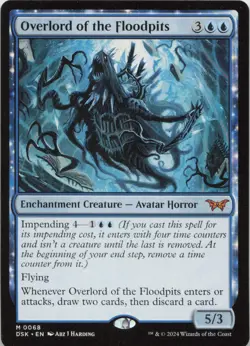 Overlord of the Floodpits M Duskmourn: House of Horror 68 - LP MTG - Image 1