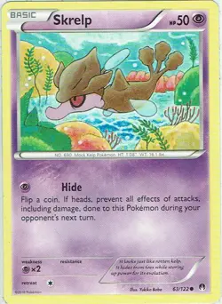 Pokemon Karte Game XY Turbofieber Nr. 63/122 Skrelp englisch - Image 1