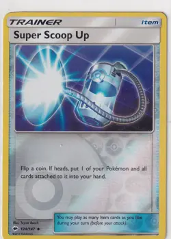 Pokemon Karte Nacht in Flammen Nr. 124/147 Super Scoop Up Reverse Holo englisch - Image 1