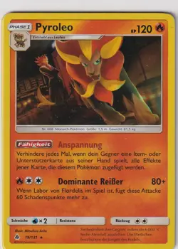 Pokemon Grauen der Lichtfinsternis Nr. 19/131 Pyroleo Holo deutsch - Image 1