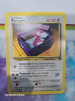 PORYGON 48/82 Near Mint Team Rocket - Pokemon TCG Card - NM Vintage WOTC - Image 1