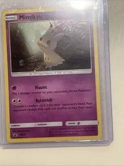 Mimikyu SM29 LP/NM Black Star Promo Cosmos Holo Foil Pokemon Card SM 29 spooky - Image 2