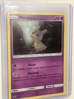 Mimikyu SM29 LP/NM Black Star Promo Cosmos Holo Foil Pokemon Card SM 29 spooky - Image 3