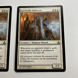 MTG Spelltithe Enforcer Guildpact Rare 18/165 White LP English X2 Magic Card - Image 3